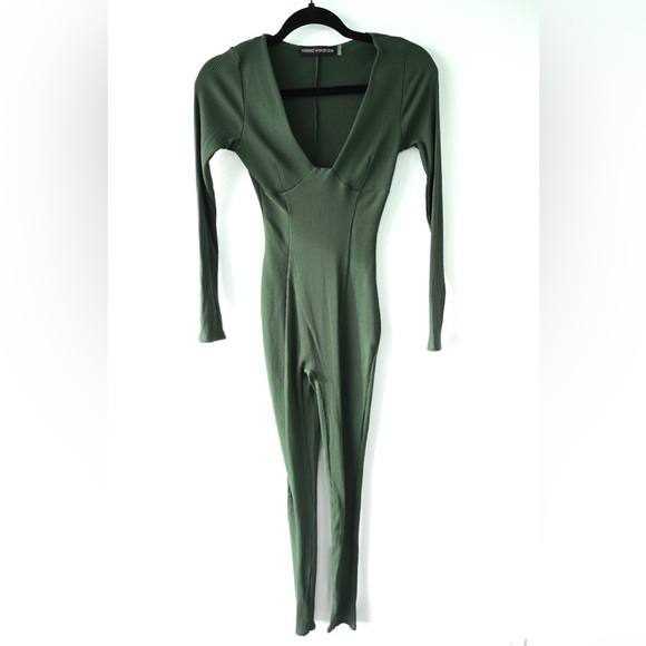 naked wardrobe Pants - Naked Wardrobe Ribbed Bodysuit